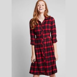 New - ModCloth Jam, Girl Shirt Dress